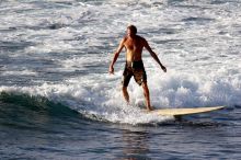 Surfers in Honolua Bay, Maui, Hawai'i, 2007.

Filename: SRM_20071217_1623411.jpg
Aperture: f/5.6
Shutter Speed: 1/1600
Body: Canon EOS 20D
Lens: Canon EF 300mm f/2.8 L IS