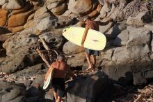 Surfers in Honolua Bay, Maui, Hawai'i, 2007.

Filename: SRM_20071217_1627165.jpg
Aperture: f/8.0
Shutter Speed: 1/1250
Body: Canon EOS 20D
Lens: Canon EF 300mm f/2.8 L IS