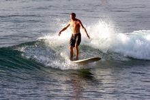 Surfers in Honolua Bay, Maui, Hawai'i, 2007.

Filename: SRM_20071217_1628205.jpg
Aperture: f/8.0
Shutter Speed: 1/1000
Body: Canon EOS 20D
Lens: Canon EF 300mm f/2.8 L IS