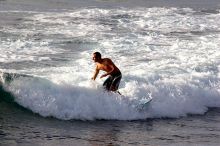 Surfers in Honolua Bay, Maui, Hawai'i, 2007.

Filename: SRM_20071217_1631401.jpg
Aperture: f/8.0
Shutter Speed: 1/1600
Body: Canon EOS 20D
Lens: Canon EF 300mm f/2.8 L IS