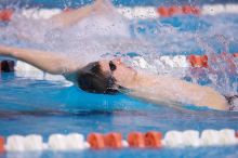 UT junior Michael Klueh took second in the 200 yard backstrong with a time of 1:50.70.  The University of Texas Longhorns defeated The University of Georgia Bulldogs 157-135 on Saturday, January 12, 2008.

Filename: SRM_20080112_1157260.jpg
Aperture: f/2.8
Shutter Speed: 1/400
Body: Canon EOS-1D Mark II
Lens: Canon EF 300mm f/2.8 L IS