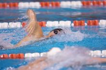 UT sophomore Ricky Berens took first  in the 500 yard freestyle with a time of 4:27.92.  The University of Texas Longhorns defeated The University of Georgia Bulldogs 157-135 on Saturday, January 12, 2008.

Filename: SRM_20080112_1204127.jpg
Aperture: f/2.8
Shutter Speed: 1/400
Body: Canon EOS-1D Mark II
Lens: Canon EF 300mm f/2.8 L IS