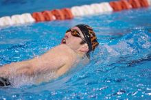 UT sophomore Trey Hoover competed in the 400 yard IM with a time of 4:10.06.  The University of Texas Longhorns defeated The University of Georgia Bulldogs 157-135 on Saturday, January 12, 2008.

Filename: SRM_20080112_1238564.jpg
Aperture: f/2.8
Shutter Speed: 1/400
Body: Canon EOS-1D Mark II
Lens: Canon EF 300mm f/2.8 L IS