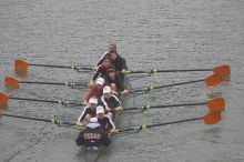 Texas' second varsity eight boat placed second with a time of 29:07.0.  The women's rowing team competed in the 2008 Fighting Nutria on Saturday, February 16, 2008.

Filename: SRM_20080216_0828208.jpg
Aperture: f/4.0
Shutter Speed: 1/800
Body: Canon EOS-1D Mark II
Lens: Canon EF 300mm f/2.8 L IS