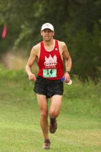 Paul Terranova  placed second overall in The Saint 30K trail race, sponsored by Rogue, at the Saint Stephen's Episcopal School on Sunday morning, June 29, 2008.

Filename: SRM_20080629_0909168.jpg
Aperture: f/4.0
Shutter Speed: 1/200
Body: Canon EOS 20D
Lens: Canon EF 300mm f/2.8 L IS