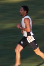 Tim Caglarcan (bib #118) of Austin placed 1 in his age group (M 35-39) with an overall time of 01:23:04 at The Howdy Du duathlon in Berry Springs Park, Georgetown, Sunday July 6, 2008.

Filename: SRM_20080706_0737548.jpg
Aperture: f/16.0
Shutter Speed: 1/30
Body: Canon EOS 20D
Lens: Canon EF 300mm f/2.8 L IS