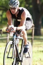 Thomas Miller (bib #129) of Austin placed 2 in his age group (M 30-34) with an overall time of 01:27:49 at The Howdy Du duathlon in Berry Springs Park, Georgetown, Sunday July 6, 2008.

Filename: SRM_20080706_0804525.jpg
Aperture: f/5.6
Shutter Speed: 1/640
Body: Canon EOS 20D
Lens: Canon EF 300mm f/2.8 L IS