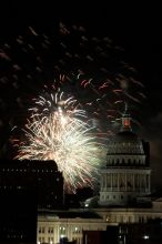 Austin Independence Day fireworks with the Capitol building, as viewed from atop the Manor Garage at The University of Texas at Austin.  The fireworks were launched from Auditorium Shores, downtown Austin, Friday, July 4, 2008.

Filename: SRM_20080704_2155046.jpg
Aperture: f/11.0
Shutter Speed: 1/1
Body: Canon EOS 20D
Lens: Canon EF 80-200mm f/2.8 L