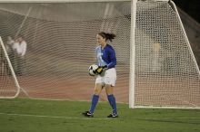 UT senior Dianna Pfenninger (#8, Goalkeeper).  The University of Texas women's soccer team tied 0-0 against the Texas A&M Aggies Friday night, September 27, 2008.

Filename: SRM_20080926_2006305.jpg
Aperture: f/2.8
Shutter Speed: 1/500
Body: Canon EOS-1D Mark II
Lens: Canon EF 300mm f/2.8 L IS