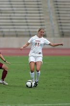 UT sophomore Niki Arlitt (#11, Forward). The University of Texas women's soccer team won 2-1 against the Iowa State Cyclones Sunday afternoon, October 5, 2008. UT sophomore Niki Arlitt (#11, Forward). The University of Texas women's soccer team won 2-1 against the Iowa State Cyclones Sunday afternoon, October 5, 2008.