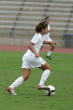 UT sophomore Alisha Ortiz (#12, Forward) in the second half.  The University of Texas women's soccer team won 2-1 against the Iowa State Cyclones Sunday afternoon, October 5, 2008.

Filename: SRM_20081005_13150821.jpg
Aperture: f/5.6
Shutter Speed: 1/1250
Body: Canon EOS-1D Mark II
Lens: Canon EF 300mm f/2.8 L IS