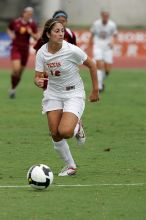 UT sophomore Alisha Ortiz (#12, Forward) in the second half.  The University of Texas women's soccer team won 2-1 against the Iowa State Cyclones Sunday afternoon, October 5, 2008.

Filename: SRM_20081005_13330255.jpg
Aperture: f/5.6
Shutter Speed: 1/1600
Body: Canon EOS-1D Mark II
Lens: Canon EF 300mm f/2.8 L IS
