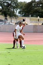 UT sophomore Alisha Ortiz (#12, Forward) in the second half.  The University of Texas women's soccer team won 2-1 against the Iowa State Cyclones Sunday afternoon, October 5, 2008.

Filename: SRM_20081005_13430426.jpg
Aperture: f/5.0
Shutter Speed: 1/2000
Body: Canon EOS 20D
Lens: Canon EF 80-200mm f/2.8 L