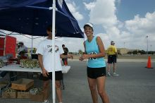 Karen Pearce placed second in her age groun at the Army Dillo half-marathon and 32K race.

Filename: SRM_20080921_1159280.jpg
Aperture: f/5.6
Shutter Speed: 1/200
Body: Canon EOS-1D Mark II
Lens: Canon EF 16-35mm f/2.8 L