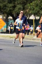 Beth Marek, bib #4236, completed the course in 3:38:21, a Boston Marathon qualifying time.  The first annual San Antonio Rock and Roll Marathon, Sunday, November 16, 2008.

Filename: SRM_20081116_11151841.jpg
Aperture: f/4.0
Shutter Speed: 1/2500
Body: Canon EOS-1D Mark II
Lens: Canon EF 300mm f/2.8 L IS