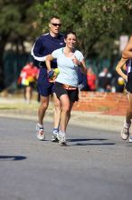 Beth Marek, bib #4236, completed the course in 3:38:21, a Boston Marathon qualifying time.  The first annual San Antonio Rock and Roll Marathon, Sunday, November 16, 2008.

Filename: SRM_20081116_11152245.jpg
Aperture: f/4.0
Shutter Speed: 1/2500
Body: Canon EOS-1D Mark II
Lens: Canon EF 300mm f/2.8 L IS