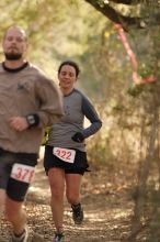 Beth Marek placed 5th in her age group in the 25K at the. Bandera 25K, 50K, and 100K trail race in Bandera, TX on Saturday, January 10, 2009.

Filename: SRM_20090110_09445266.jpg
Aperture: f/4.0
Shutter Speed: 1/320
Body: Canon EOS-1D Mark II
Lens: Canon EF 300mm f/2.8 L IS