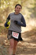Beth Marek placed 5th in her age group in the 25K at the. Bandera 25K, 50K, and 100K trail race in Bandera, TX on Saturday, January 10, 2009.

Filename: SRM_20090110_09445869.jpg
Aperture: f/4.0
Shutter Speed: 1/320
Body: Canon EOS-1D Mark II
Lens: Canon EF 300mm f/2.8 L IS