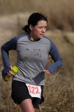 Beth Marek placed 5th in her age group in the 25K at the. Bandera 25K, 50K, and 100K trail race in Bandera, TX on Saturday, January 10, 2009.

Filename: SRM_20090110_10181809.jpg
Aperture: f/5.6
Shutter Speed: 1/800
Body: Canon EOS-1D Mark II
Lens: Canon EF 300mm f/2.8 L IS