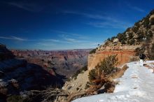 Hike down the South Kaibab trail, backpacking the Grand Canyon with Beth, Thursday, January 1, 2009.

Filename: SRM_20090101_12135579.jpg
Aperture: f/11.0
Shutter Speed: 1/250
Body: Canon EOS-1D Mark II
Lens: Canon EF 16-35mm f/2.8 L