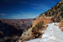 Hike down the South Kaibab trail, backpacking the Grand Canyon with Beth, Thursday, January 1, 2009.

Filename: SRM_20090101_12140480.jpg
Aperture: f/11.0
Shutter Speed: 1/250
Body: Canon EOS-1D Mark II
Lens: Canon EF 16-35mm f/2.8 L