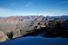 Hike down the South Kaibab trail, backpacking the Grand Canyon with Beth, Thursday, January 1, 2009.

Filename: SRM_20090101_12452804.jpg
Aperture: f/11.0
Shutter Speed: 1/125
Body: Canon EOS-1D Mark II
Lens: Canon EF 16-35mm f/2.8 L