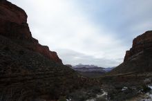 Hike up the Bright Angel trail from Indian Gardens campground, while backpacking the Grand Canyon, on Sunday, January 4, 2009.

Filename: SRM_20090104_08500961.JPG
Aperture: f/11.0
Shutter Speed: 1/25
Body: Canon EOS-1D Mark II
Lens: Canon EF 16-35mm f/2.8 L