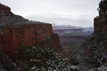 Hike up the Bright Angel trail from Indian Gardens campground, while backpacking the Grand Canyon, on Sunday, January 4, 2009.

Filename: SRM_20090104_09392379.JPG
Aperture: f/11.0
Shutter Speed: 1/40
Body: Canon EOS-1D Mark II
Lens: Canon EF 16-35mm f/2.8 L