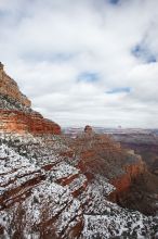 Hike up the Bright Angel trail from Indian Gardens campground, while backpacking the Grand Canyon, on Sunday, January 4, 2009.

Filename: SRM_20090104_10512106.JPG
Aperture: f/11.0
Shutter Speed: 1/60
Body: Canon EOS-1D Mark II
Lens: Canon EF 16-35mm f/2.8 L