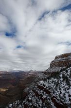 Hike up the Bright Angel trail from Indian Gardens campground, while backpacking the Grand Canyon, on Sunday, January 4, 2009.

Filename: SRM_20090104_11184017.JPG
Aperture: f/11.0
Shutter Speed: 1/125
Body: Canon EOS-1D Mark II
Lens: Canon EF 16-35mm f/2.8 L