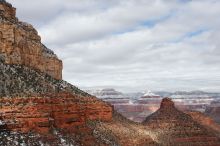 Hike up the Bright Angel trail from Indian Gardens campground, while backpacking the Grand Canyon, on Sunday, January 4, 2009.

Filename: SRM_20090104_11572840.JPG
Aperture: f/16.0
Shutter Speed: 1/50
Body: Canon EOS-1D Mark II
Lens: Canon EF 16-35mm f/2.8 L