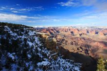 The Grand Canyon from the scenic view, south rim, on Sunday, January 4, 2009.

Filename: SRM_20090104_14241983.JPG
Aperture: f/16.0
Shutter Speed: 1/20
Body: Canon EOS-1D Mark II
Lens: Canon EF 16-35mm f/2.8 L