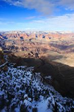 The Grand Canyon from the scenic view, south rim, on Sunday, January 4, 2009.

Filename: SRM_20090104_14245585.JPG
Aperture: f/16.0
Shutter Speed: 1/20
Body: Canon EOS-1D Mark II
Lens: Canon EF 16-35mm f/2.8 L