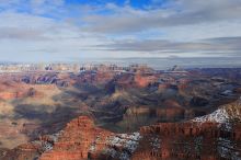 The Grand Canyon from the scenic view, south rim, on Sunday, January 4, 2009.

Filename: SRM_20090104_14251587.JPG
Aperture: f/16.0
Shutter Speed: 1/30
Body: Canon EOS-1D Mark II
Lens: Canon EF 16-35mm f/2.8 L