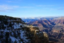 The Grand Canyon from the scenic view, south rim, on Sunday, January 4, 2009.

Filename: SRM_20090104_14252290.JPG
Aperture: f/16.0
Shutter Speed: 1/30
Body: Canon EOS-1D Mark II
Lens: Canon EF 16-35mm f/2.8 L