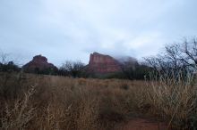 View from behind our bed and breakfast in Sedona, after backpacking the Grand Canyon, Sunday, January 4, 2009.

Filename: SRM_20090104_17332224.JPG
Aperture: f/20.0
Shutter Speed: 30/1
Body: Canon EOS-1D Mark II
Lens: Canon EF 16-35mm f/2.8 L