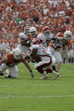 The University of Texas football team defeated the Arkansas Razorbacks with a score of 52-10 in Austin, TX on Saturday, September 27, 2008.

Filename: SRM_20080927_15191267.jpg
Aperture: f/6.3
Shutter Speed: 1/640
Body: Canon EOS-1D Mark II
Lens: Canon EF 300mm f/2.8 L IS