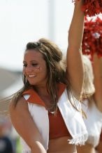 Texas Pom.  The University of Texas football team defeated the Arkansas Razorbacks with a score of 52-10 in Austin, TX on Saturday, September 27, 2008.