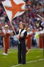 The University of Texas, Austin played Texas A&M in football at Kyle Field, College Station, on November 23, 2007.  UT lost to the Aggies, 30 to 38.

Filename: SRM_20071123_1723129.jpg
Aperture: f/2.8
Shutter Speed: 1/1000
Body: Canon EOS-1D Mark II
Lens: Canon EF 300mm f/2.8 L IS