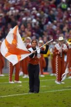 The University of Texas, Austin played Texas A&M in football at Kyle Field, College Station, on November 23, 2007.  UT lost to the Aggies, 30 to 38.

Filename: SRM_20071123_1723226.jpg
Aperture: f/2.8
Shutter Speed: 1/1000
Body: Canon EOS-1D Mark II
Lens: Canon EF 300mm f/2.8 L IS