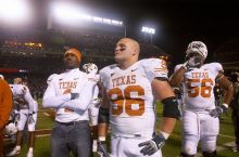 The University of Texas, Austin played Texas A&M in football at Kyle Field, College Station, on November 23, 2007.  UT lost to the Aggies, 30 to 38.

Filename: SRM_20071123_1933361.jpg
Aperture: f/8.0
Shutter Speed: 1/200
Body: Canon EOS DIGITAL REBEL
Lens: Canon EF-S 18-55mm f/3.5-5.6