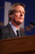 UT President William Powers Jr. speaks at the opening plenary session of the CGIU meeting.  Day one of the 2nd Annual Clinton Global Initiative University (CGIU) meeting was held at The University of Texas at Austin, Friday, February 13, 2009.

Filename: SRM_20090213_16304933.jpg
Aperture: f/2.8
Shutter Speed: 1/250
Body: Canon EOS 20D
Lens: Canon EF 300mm f/2.8 L IS