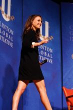 Natalie Portman was one of the guest speakers at the first plenary session of the CGIU meeting.  Day one of the 2nd Annual Clinton Global Initiative University (CGIU) meeting was held at The University of Texas at Austin, Friday, February 13, 2009.

Filename: SRM_20090213_16530303.jpg
Aperture: f/4.0
Shutter Speed: 1/160
Body: Canon EOS-1D Mark II
Lens: Canon EF 80-200mm f/2.8 L
