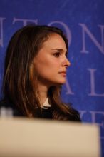 Natalie Portman spoke about micro-loans, especially for women to start their own businesses, in poor and developing countries, at the opening plenary session of the CGIU meeting.  Day one of the 2nd Annual Clinton Global Initiative University (CGIU) meeting was held at The University of Texas at Austin, Friday, February 13, 2009.

Filename: SRM_20090213_16532430.jpg
Aperture: f/2.8
Shutter Speed: 1/400
Body: Canon EOS 20D
Lens: Canon EF 300mm f/2.8 L IS