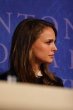 Natalie Portman spoke about micro-loans, especially for women to start their own businesses, in poor and developing countries, at the opening plenary session of the CGIU meeting.  Day one of the 2nd Annual Clinton Global Initiative University (CGIU) meeting was held at The University of Texas at Austin, Friday, February 13, 2009.

Filename: SRM_20090213_16532731.jpg
Aperture: f/2.8
Shutter Speed: 1/320
Body: Canon EOS 20D
Lens: Canon EF 300mm f/2.8 L IS