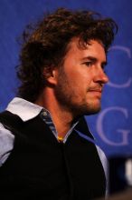 Blake Mycoskie, founder of TOMS shoes, donates one pair of shoes to a third world country for every pair of shoes they sell.  Day one of the 2nd Annual Clinton Global Initiative University (CGIU) meeting was held at The University of Texas at Austin, Friday, February 13, 2009.

Filename: SRM_20090213_16540642.jpg
Aperture: f/2.8
Shutter Speed: 1/400
Body: Canon EOS 20D
Lens: Canon EF 300mm f/2.8 L IS