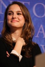 Natalie Portman spoke about micro-loans, especially for women to start their own businesses, in poor and developing countries, at the opening plenary session of the CGIU meeting.  Day one of the 2nd Annual Clinton Global Initiative University (CGIU) meeting was held at The University of Texas at Austin, Friday, February 13, 2009.

Filename: SRM_20090213_16555360.jpg
Aperture: f/2.8
Shutter Speed: 1/320
Body: Canon EOS 20D
Lens: Canon EF 300mm f/2.8 L IS