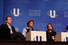 Paul Bell (L), president of Dell Global Public, Blake Mycoskie (C), founder of TOMS shoes, and Natalie Portman (R) at the opening plenary session of the CGIU meeting.  Day one of the 2nd Annual Clinton Global Initiative University (CGIU) meeting was held at The University of Texas at Austin, Friday, February 13, 2009.

Filename: SRM_20090213_16555630.jpg
Aperture: f/4.0
Shutter Speed: 1/250
Body: Canon EOS-1D Mark II
Lens: Canon EF 80-200mm f/2.8 L