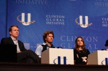 Paul Bell (L), president of Dell Global Public, Blake Mycoskie (C), founder of TOMS shoes, and Natalie Portman (R) at the opening plenary session of the CGIU meeting.  Day one of the 2nd Annual Clinton Global Initiative University (CGIU) meeting was held at The University of Texas at Austin, Friday, February 13, 2009.

Filename: SRM_20090213_16555631.jpg
Aperture: f/4.0
Shutter Speed: 1/250
Body: Canon EOS-1D Mark II
Lens: Canon EF 80-200mm f/2.8 L