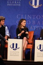 Blake Mycoskie (L), founder of TOMS shoes, Natalie Portman (C), and Mambidzeni Madzivire (R), BME graduate student at Mayo Graduate School, at the first plenary session of the CGIU meeting.  Day one of the 2nd Annual Clinton Global Initiative University (CGIU) meeting was held at The University of Texas at Austin, Friday, February 13, 2009.

Filename: SRM_20090213_17034310.jpg
Aperture: f/4.0
Shutter Speed: 1/250
Body: Canon EOS 20D
Lens: Canon EF 300mm f/2.8 L IS